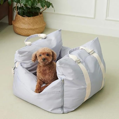 Waterproof Car Seat Cushion - Cozy Travel Bed for Dogs & Cats