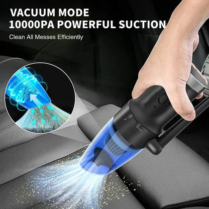 2 in 1 Blower and Vacuum Cleaner : Car & Computer Cleaning Cordless Turbo Blower