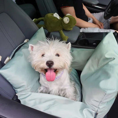 Waterproof Car Seat Cushion - Cozy Travel Bed for Dogs & Cats