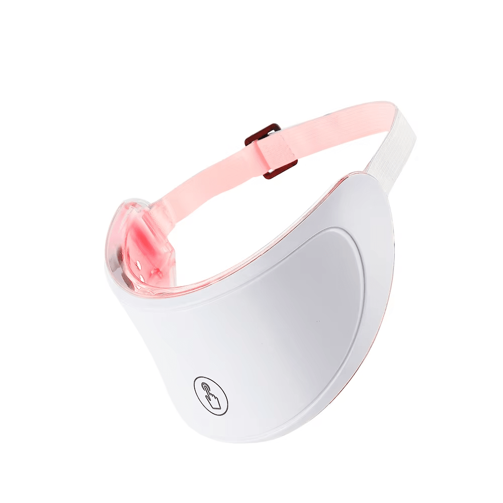 7-Color LED Face and Neck Light Therapy Mask – Red and Blue Light Therapy for Anti-Aging, Skin Care, and Relaxation Treatment at Home