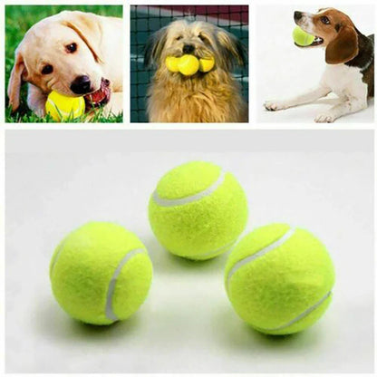 AFP Automatic Ball Launcher for Small Dogs, Interactive Fetch Machine with 3 Included 2-Inch Balls, Indoor Tennis Ball Thrower for Puppies and Pets